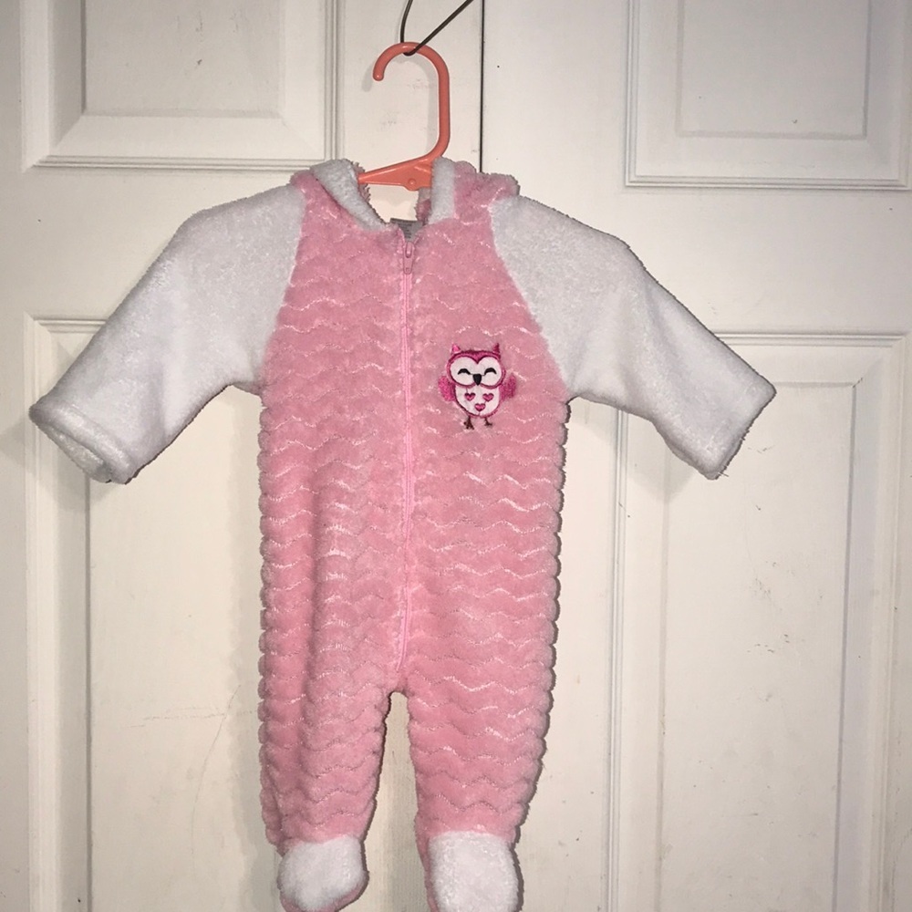 Infant Girl’s Soft Furry Sleeper